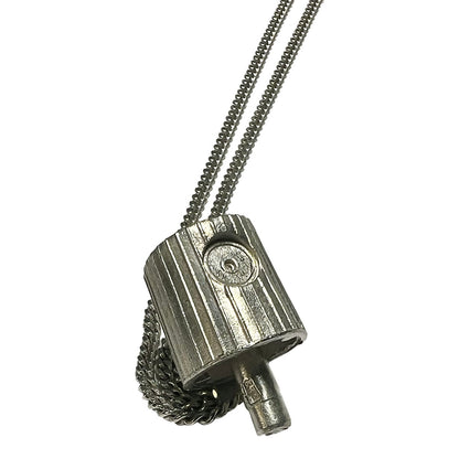 Trackside Shines Essentials NYC Fatcap Silver Necklace - image 1