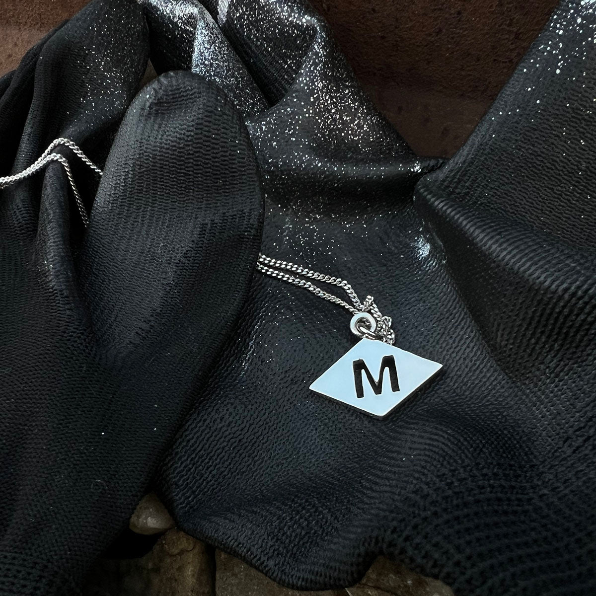 Trackside Shines Systems Barcelona Metro Silver Necklace - image 2