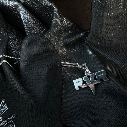 Trackside Shines Systems RVR Silver Necklace - image 2