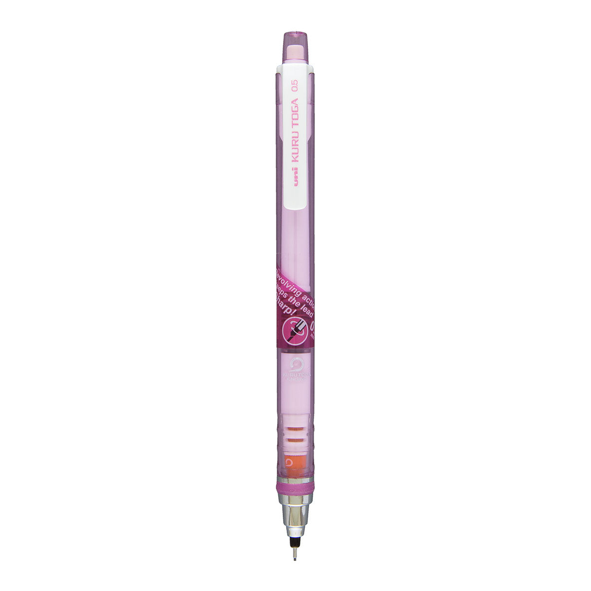 Uni Kuru Toga Mechanical Pencil 0.5 mm, Pink - image 1
