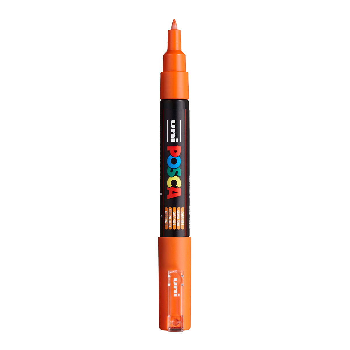 Uni Posca PC-1M Extra Fine 0.7 mm paint marker in Orange