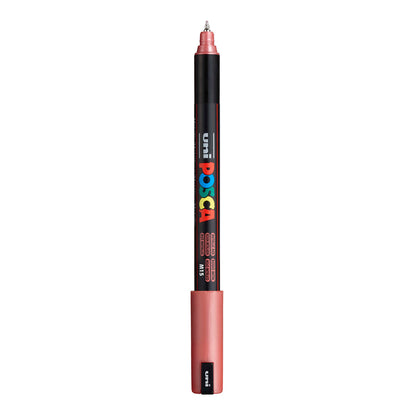 Uni Posca PC-1MR Ultra Fine 0.7 mm paint marker in Metallic Red