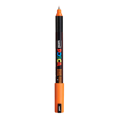 Uni Posca PC-1MR Ultra Fine 0.7 mm paint marker in Orange