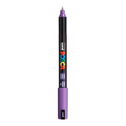 Uni Posca PC-1MR Ultra Fine 0.7 mm paint marker in Violet