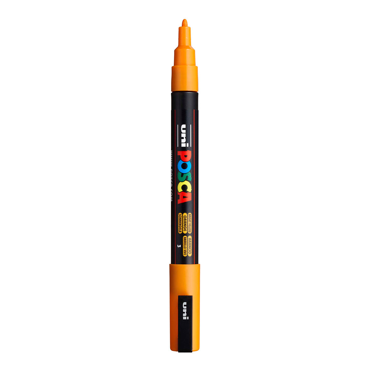 Uni Posca PC-3M Fine 1.3 mm paint marker in Bright Yellow