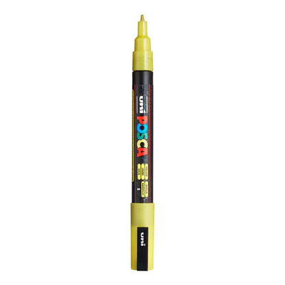 Uni Posca PC-3M Fine 1.3 mm paint marker in Glitter Yellow