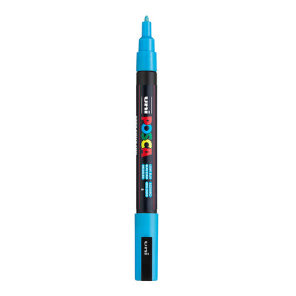 Uni Posca PC-3M Fine 1.3 mm paint marker in Light Blue