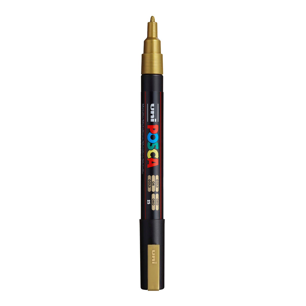Uni Posca PC-3M Fine 1.3 mm paint marker in Metallic Gold
