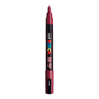 Uni Posca PC-3M Fine 1.3 mm paint marker in Red Wine