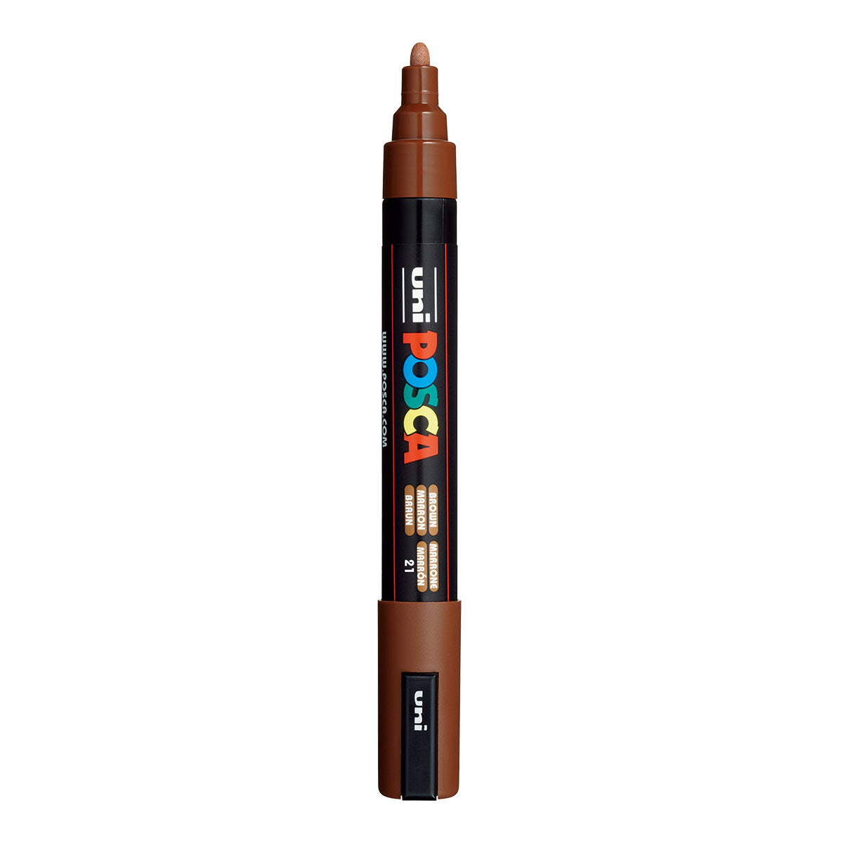 Uni Posca PC-5M Medium 2.5 mm paint marker in Brown
