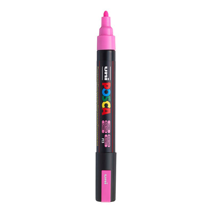 Uni Posca PC-5M Medium 2.5 mm paint marker in Fluorescent Pink