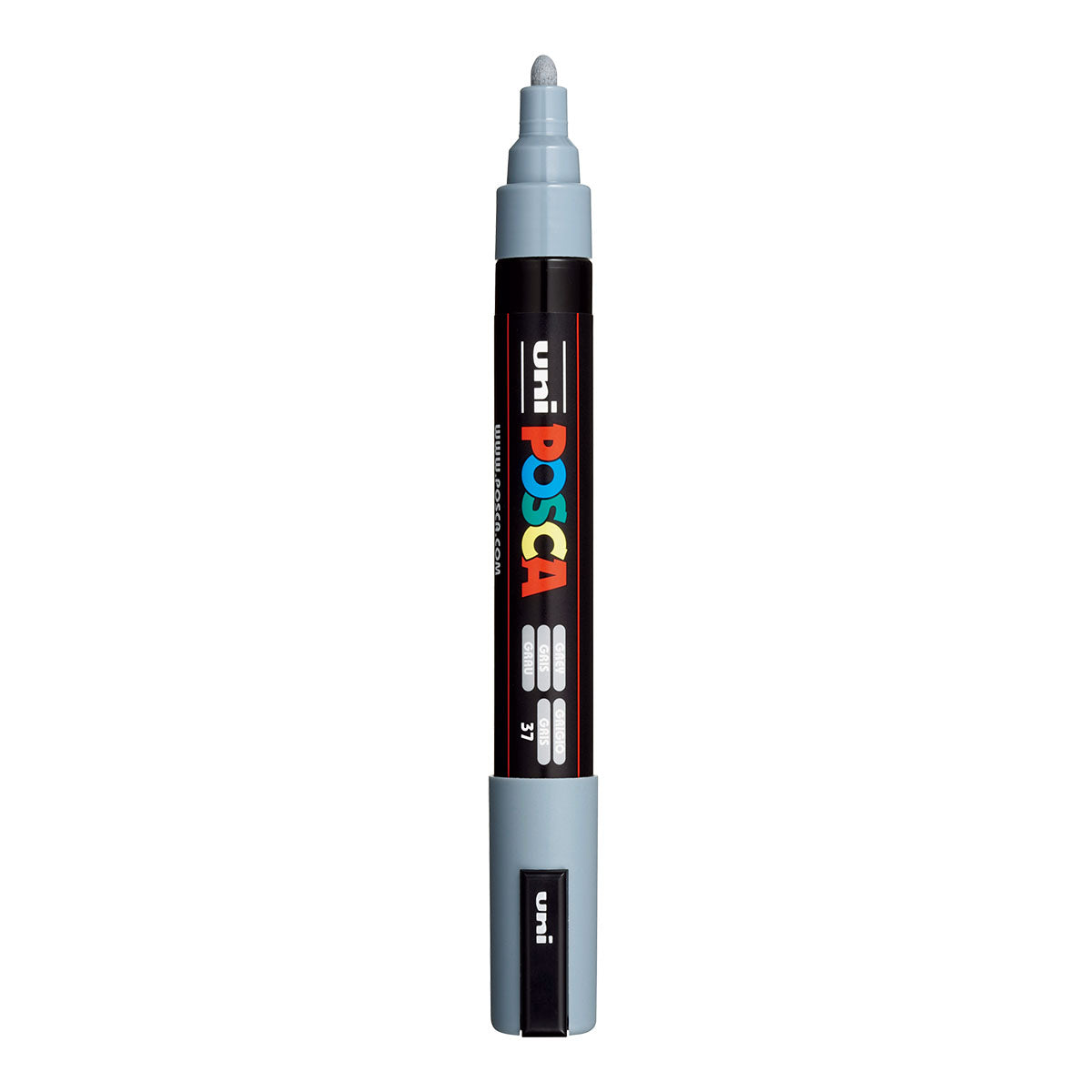 Uni Posca PC-5M Medium 2.5 mm paint marker in Grey