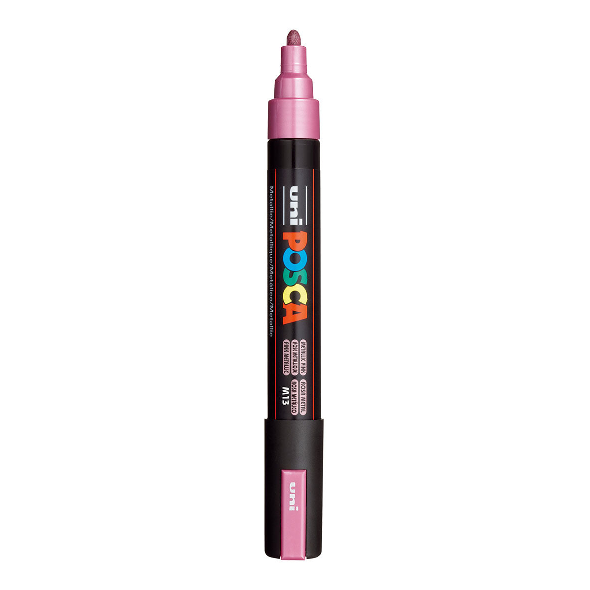 Uni Posca PC-5M Medium 2.5 mm paint marker in Metallic Pink