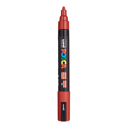 Uni Posca PC-5M Medium 2.5 mm paint marker in Ruby Red