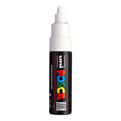 Uni Posca PC-7M Large Round 5 mm paint marker in White