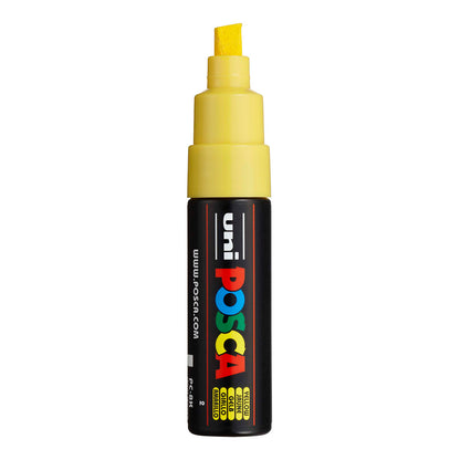 Uni Posca PC-8K Broad 8 mm paint marker in Yellow