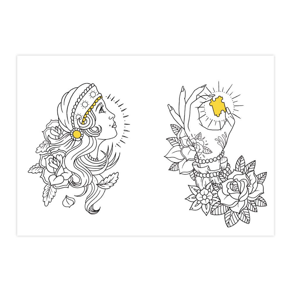 Tattoo Colouring book - image 5